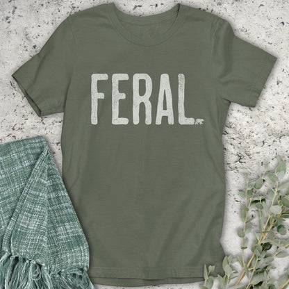 Stepping Green T-Shirt Feral T-Shirt