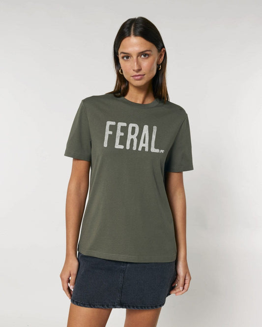 Stepping Green T-Shirt Feral T-Shirt