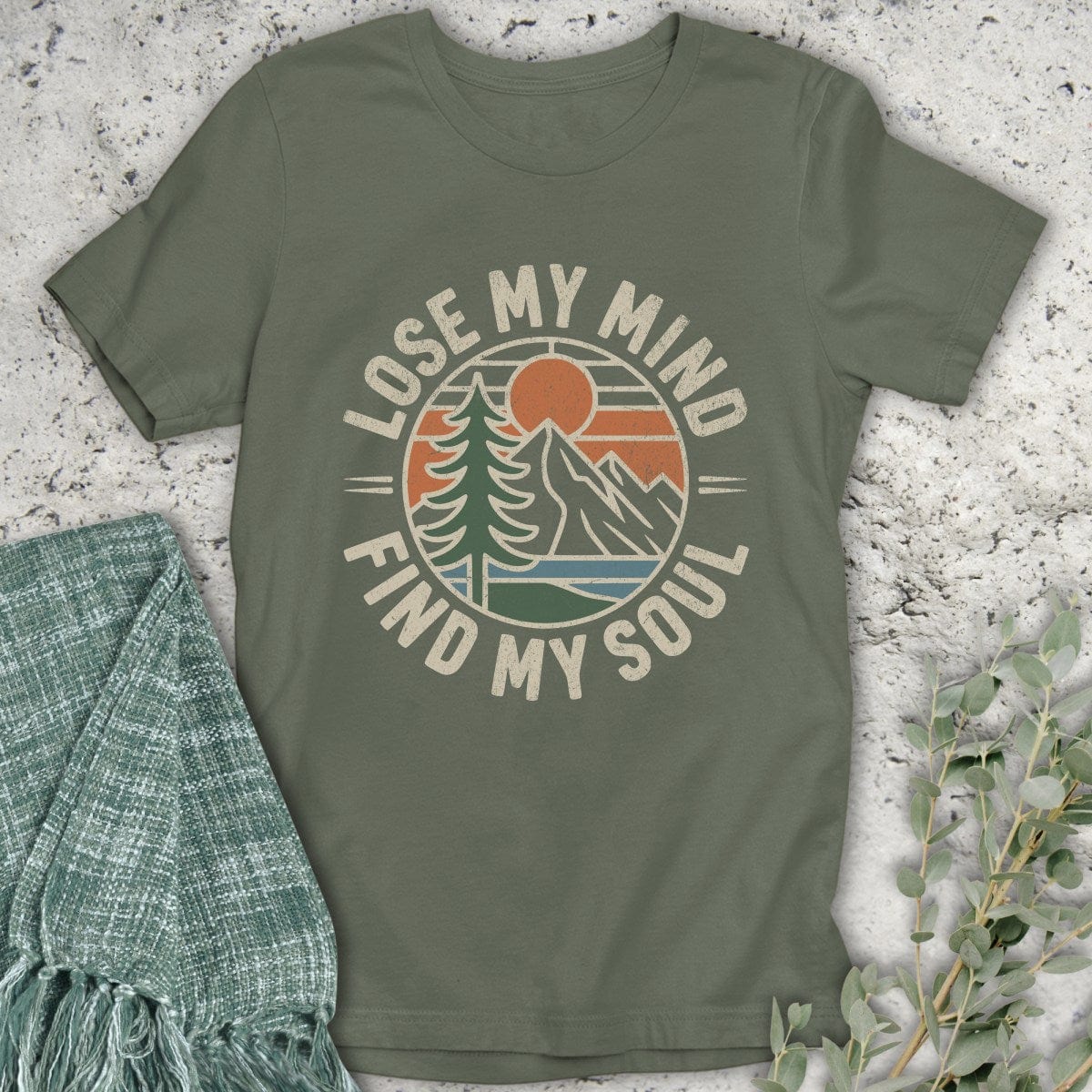 Stepping Green T-Shirt Find My Soul T-Shirt