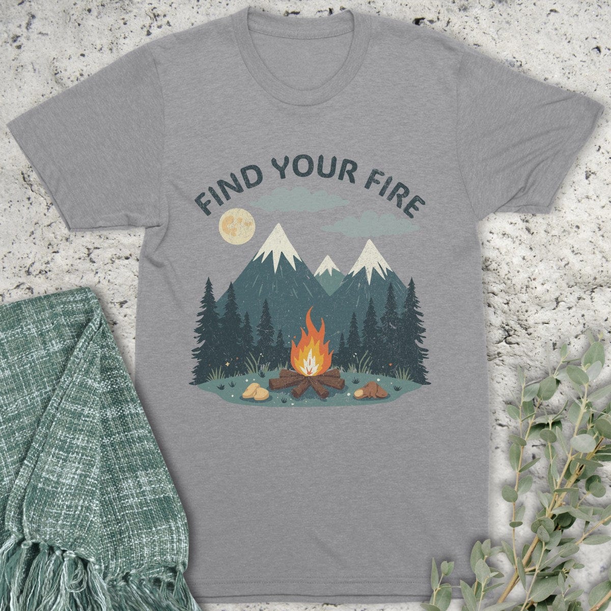 Stepping Green T-Shirt Find Your Fire T-Shirt