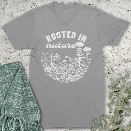 Stepping Green T-Shirt Floral Rooted in Nature T-Shirt
