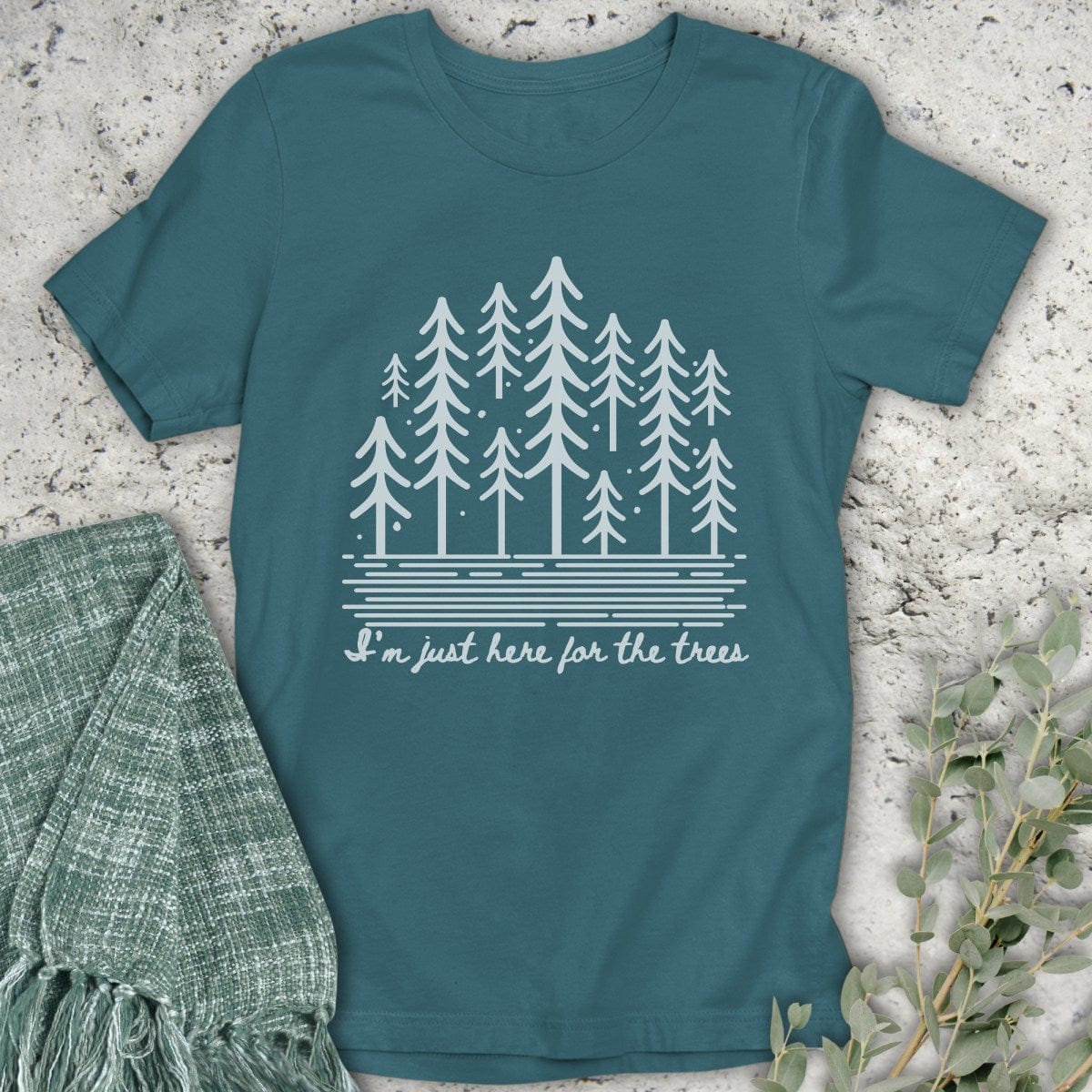 Stepping Green T-Shirt For The Trees T-Shirt