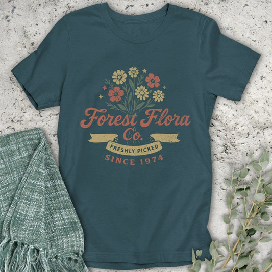 Stepping Green T-Shirt Forest Flora Organic T-Shirt