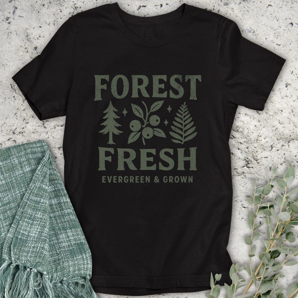 Stepping Green T-Shirt Forest Fresh T-Shirt