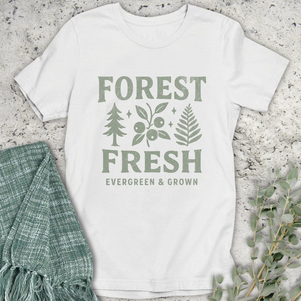 Stepping Green T-Shirt Forest Fresh T-Shirt