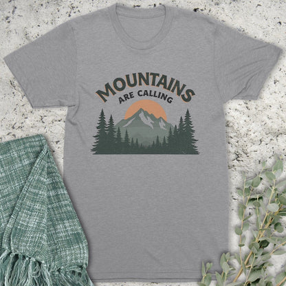 Stepping Green T-Shirt Forest Mountains Are Calling T-Shirt