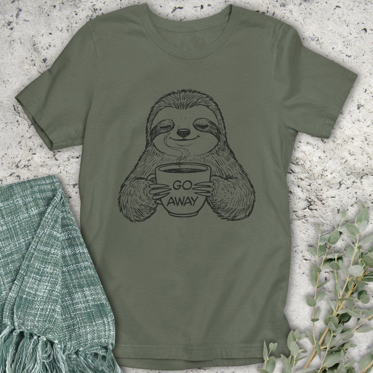 Stepping Green T-Shirt Go Away T-Shirt