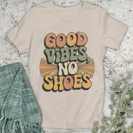 Stepping Green T-Shirt Good Vibes T-Shirt