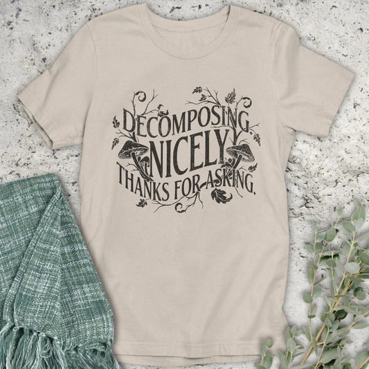 Stepping Green T-Shirt Goth Decomposing T-Shirt