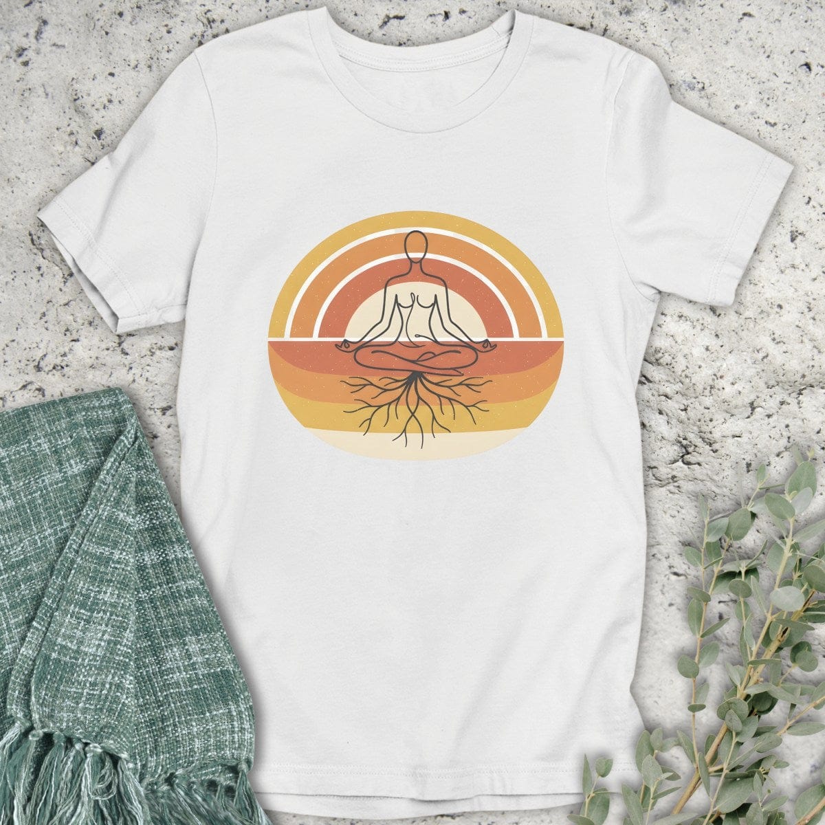 Stepping Green T-Shirt Grounded Sunset T-Shirt