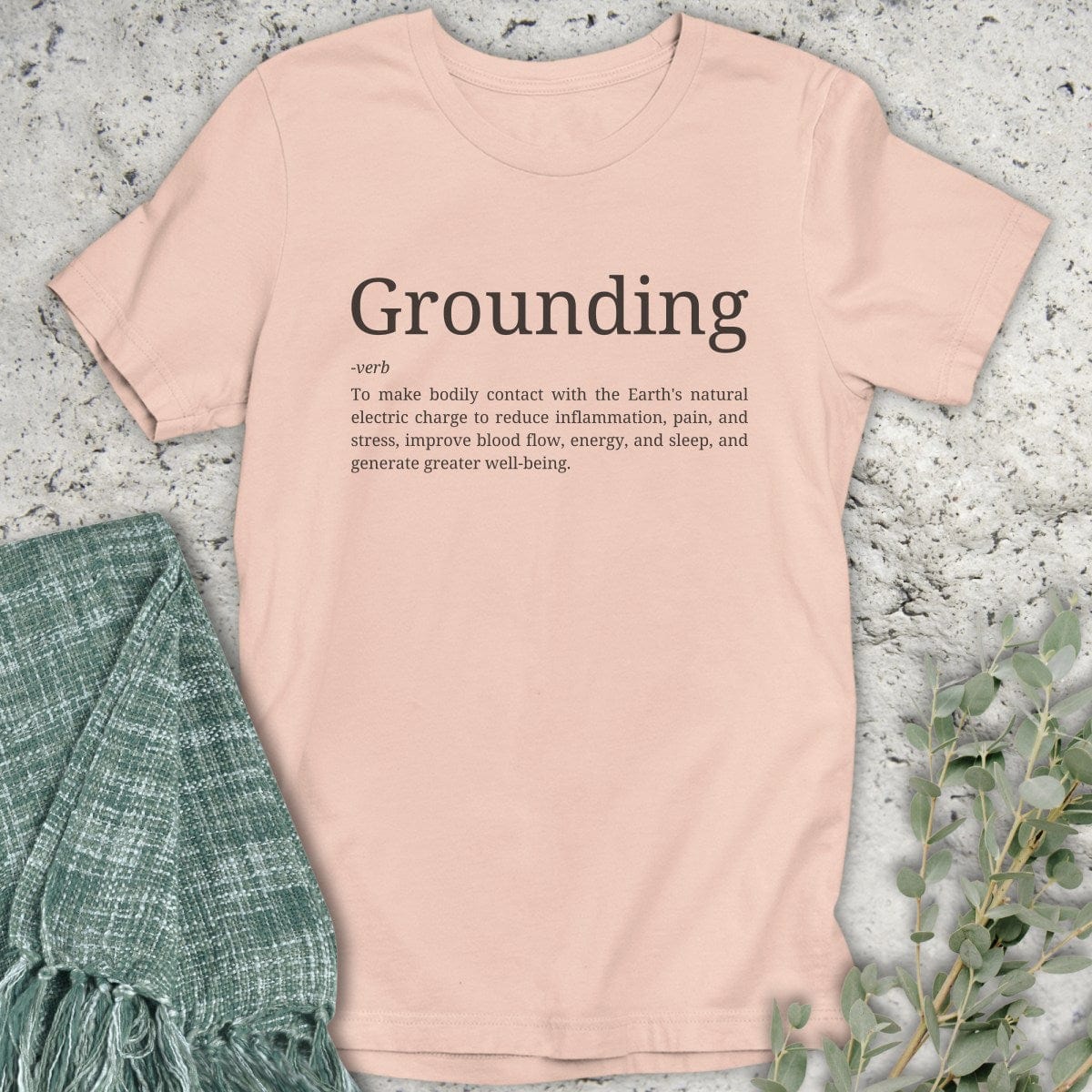 Stepping Green T-Shirt Grounding Definition T-Shirt