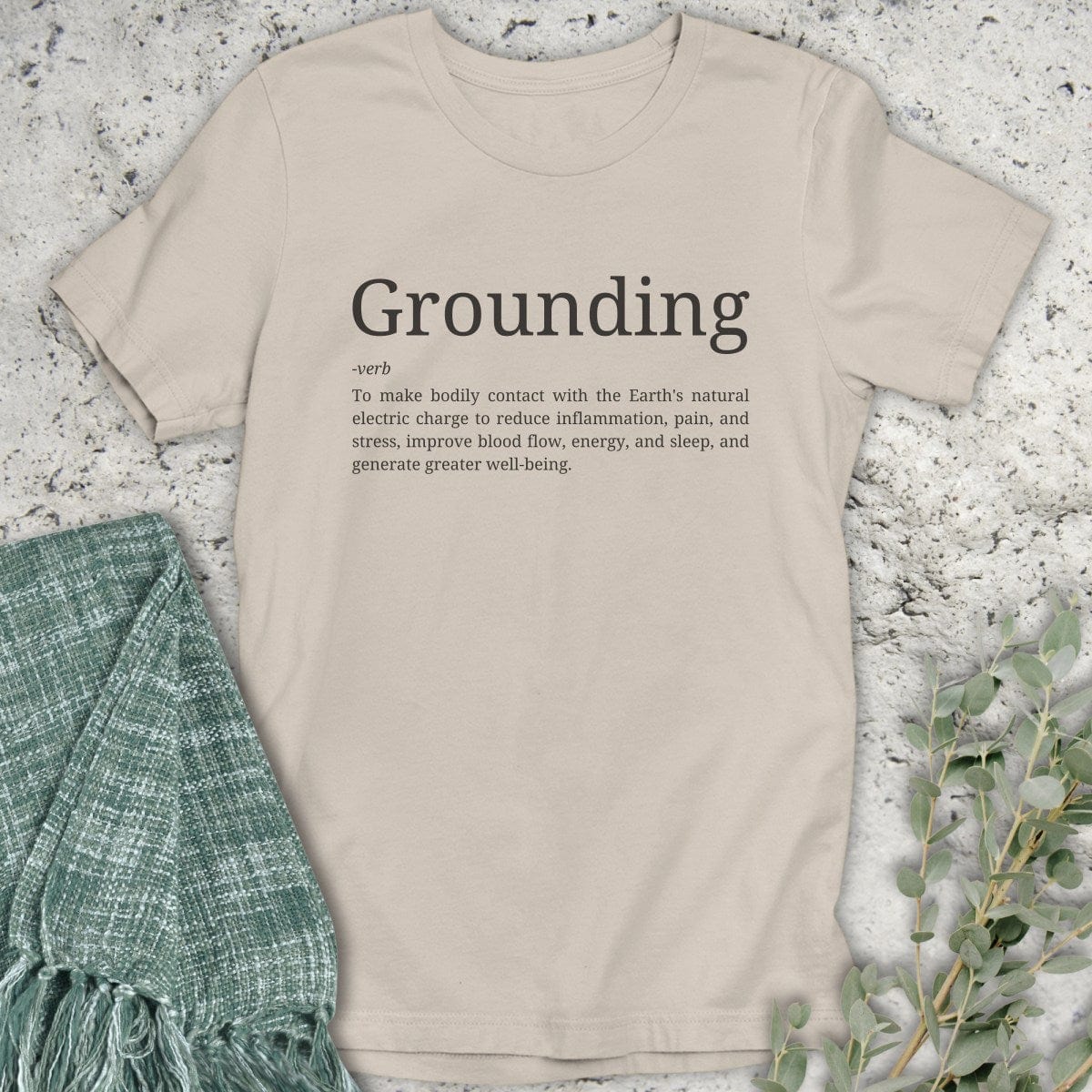 Stepping Green T-Shirt Grounding Definition T-Shirt