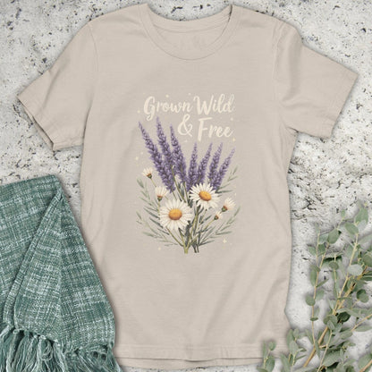 Stepping Green T-Shirt Grown Wild and Free T-Shirt