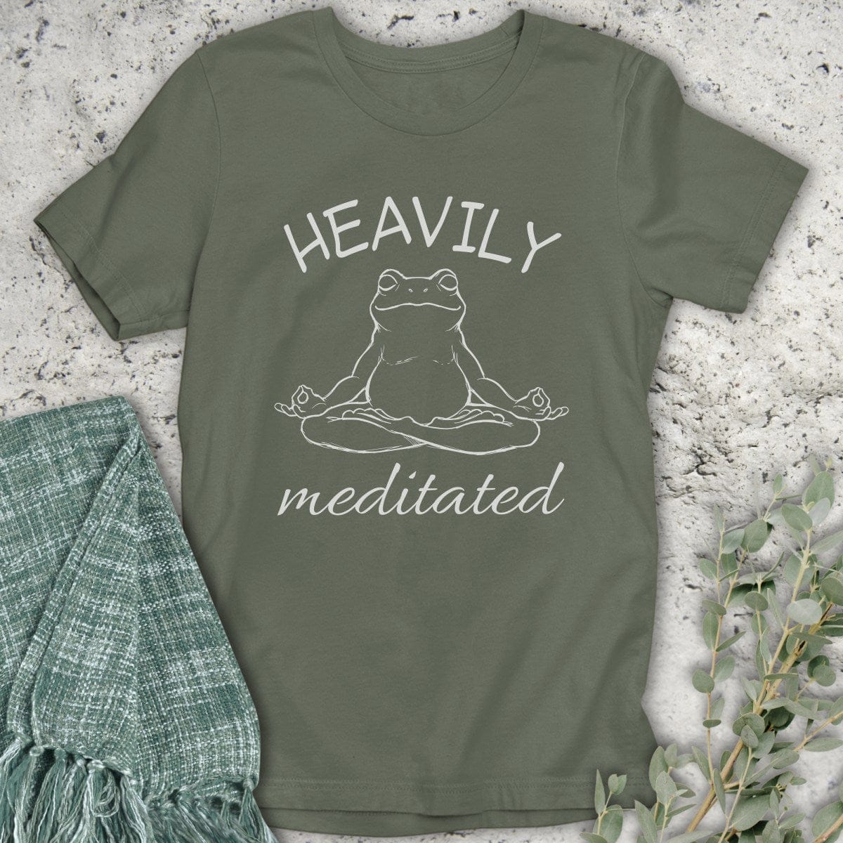 Stepping Green T-Shirt Heavily Meditated T-Shirt