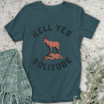 Stepping Green T-Shirt Hell Yes Solitude Organic T-Shirt