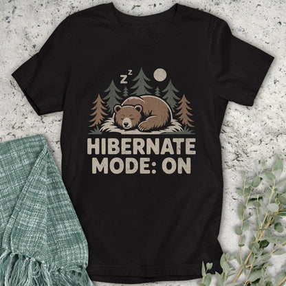 Stepping Green T-Shirt Hibernate Bear T-Shirt