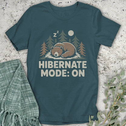 Stepping Green T-Shirt Hibernate Bear T-Shirt