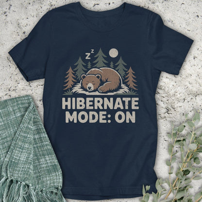 Stepping Green T-Shirt Hibernate Bear T-Shirt