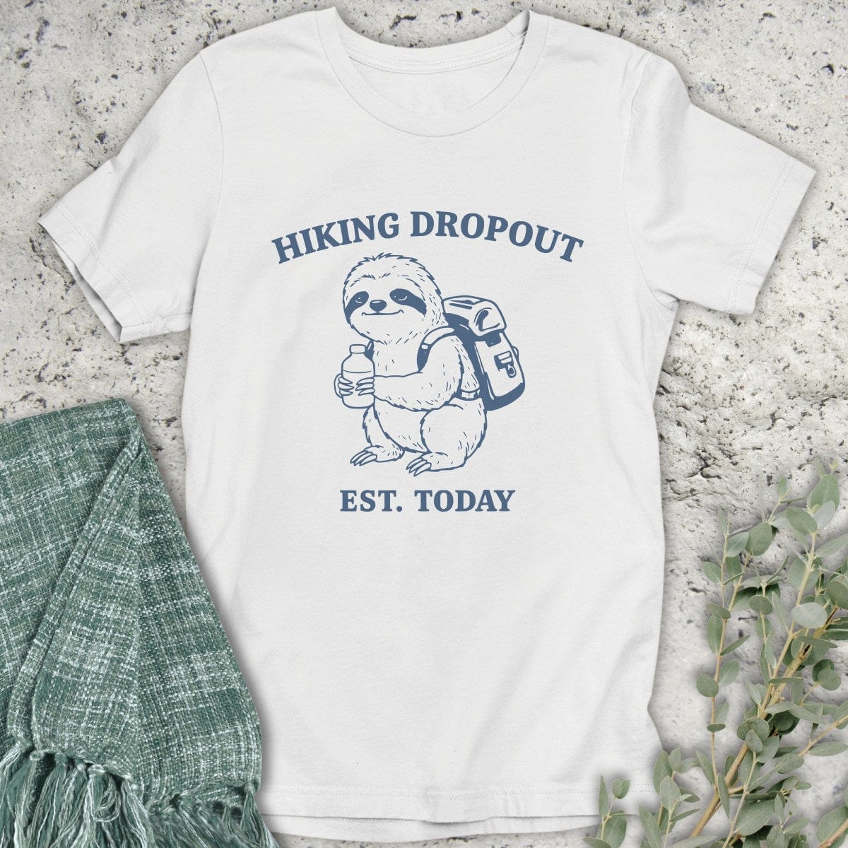 Stepping Green T-Shirt Hiking Dropout T-Shirt