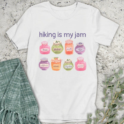 Stepping Green T-Shirt Hiking Is My Jam T-Shirt