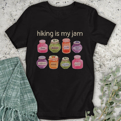 Stepping Green T-Shirt Hiking Is My Jam T-Shirt