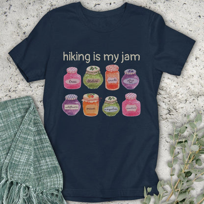Stepping Green T-Shirt Hiking Is My Jam T-Shirt