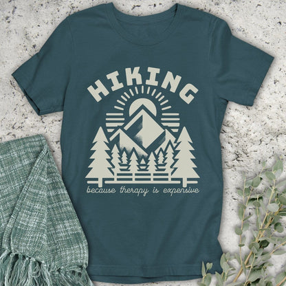 Stepping Green T-Shirt Hiking Therapy Organic T-Shirt