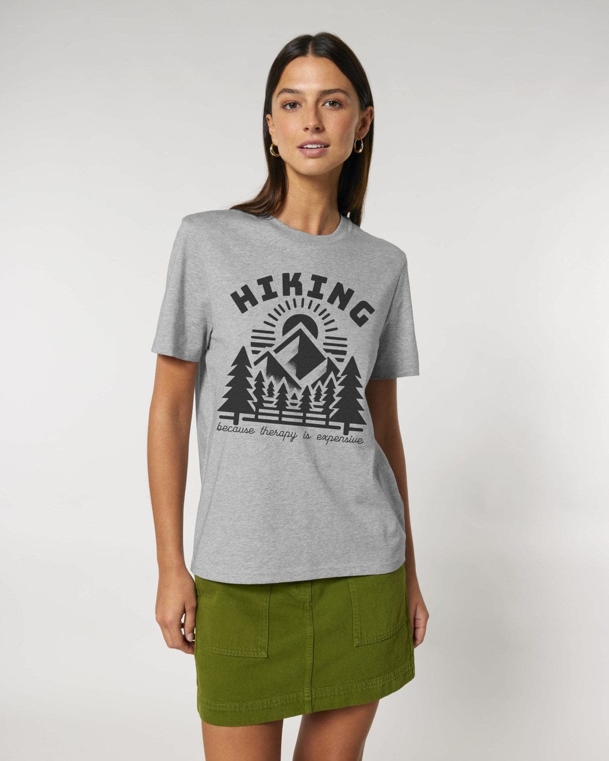 Stepping Green T-Shirt Hiking Therapy T-Shirt