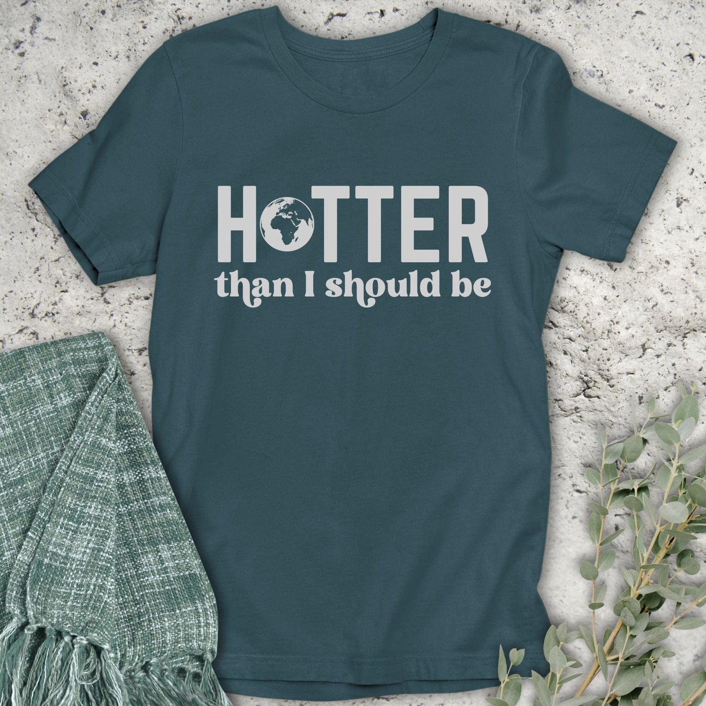 Stepping Green T-Shirt Hotter Organic T-Shirt