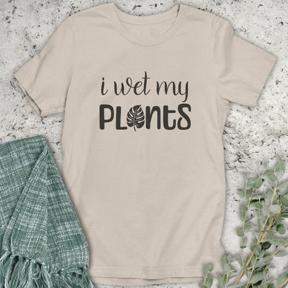 Stepping Green T-Shirt I Wet My Plants T-Shirt