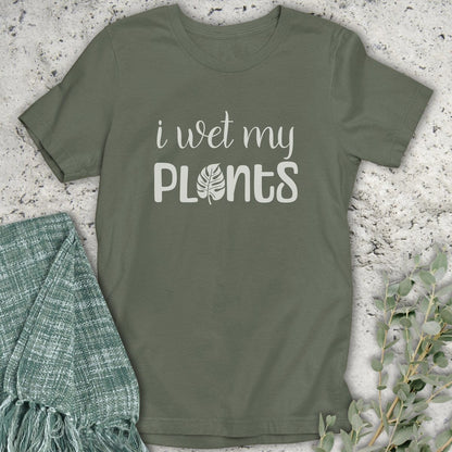 Stepping Green T-Shirt I Wet My Plants T-Shirt