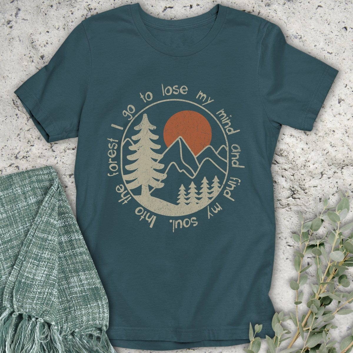 Stepping Green T-Shirt Into The Forest T-Shirt