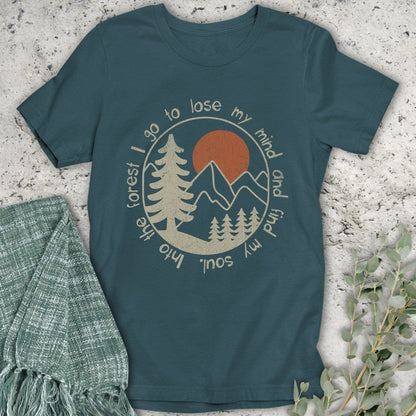 Stepping Green T-Shirt Into The Forest T-Shirt