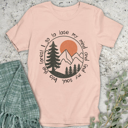 Stepping Green T-Shirt Into The Forest T-Shirt
