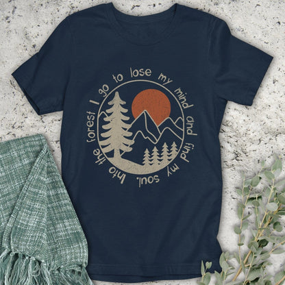 Stepping Green T-Shirt Into The Forest T-Shirt