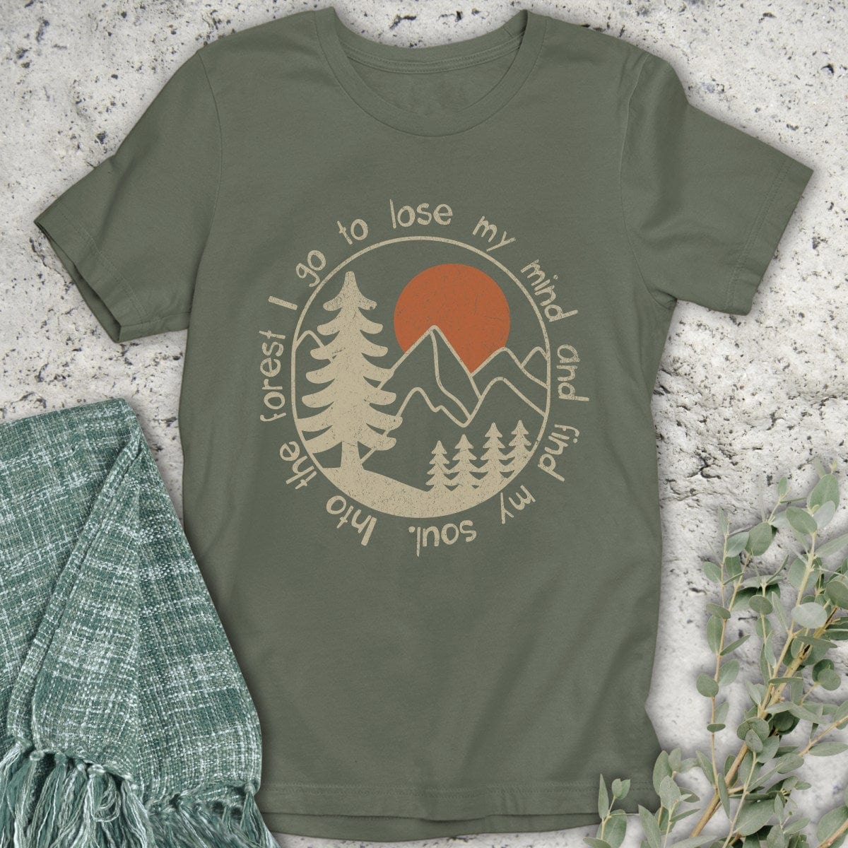 Stepping Green T-Shirt Into The Forest T-Shirt