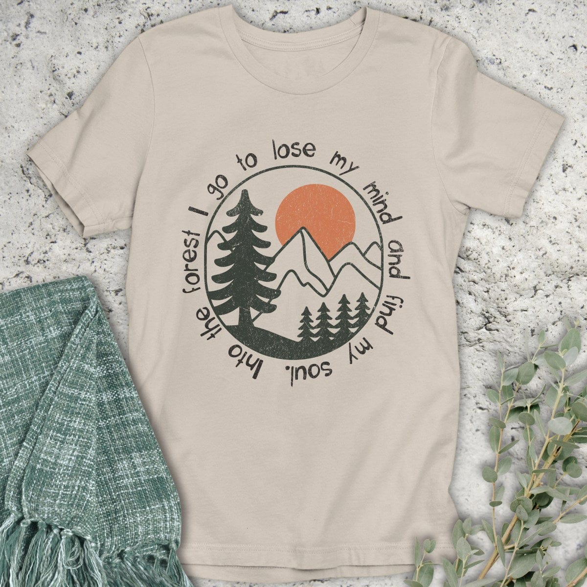 Stepping Green T-Shirt Into The Forest T-Shirt