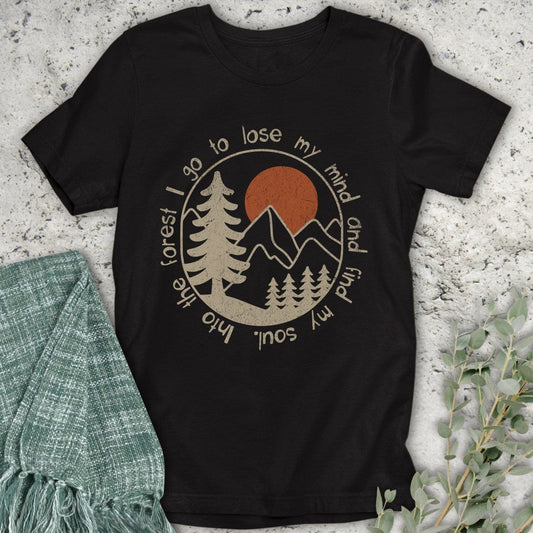 Stepping Green T-Shirt Into The Forest T-Shirt