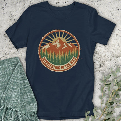 Stepping Green T-Shirt Introverting In The Wild T-Shirt