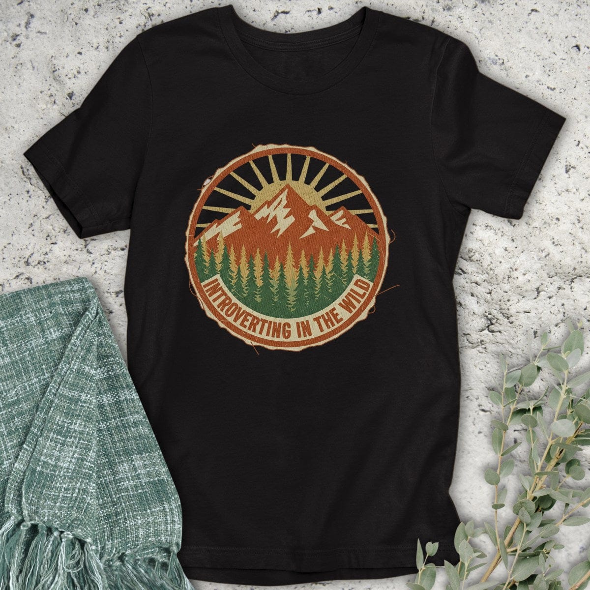 Stepping Green T-Shirt Introverting In The Wild T-Shirt