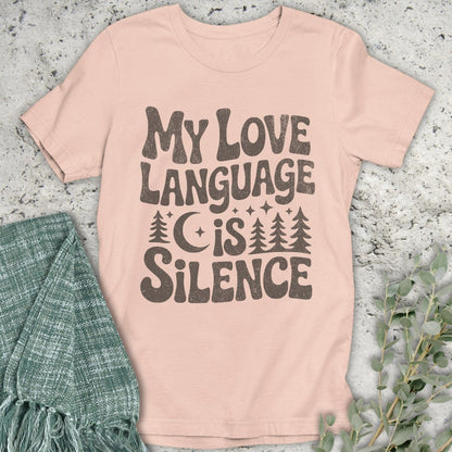 Stepping Green T-Shirt Language Is Silence T-Shirt