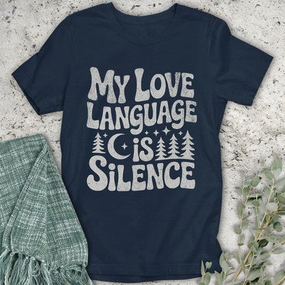 Stepping Green T-Shirt Language Is Silence T-Shirt