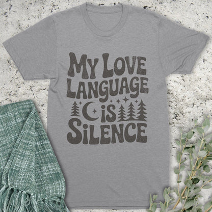 Stepping Green T-Shirt Language Is Silence T-Shirt