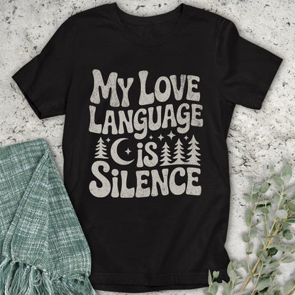 Stepping Green T-Shirt Language Is Silence T-Shirt