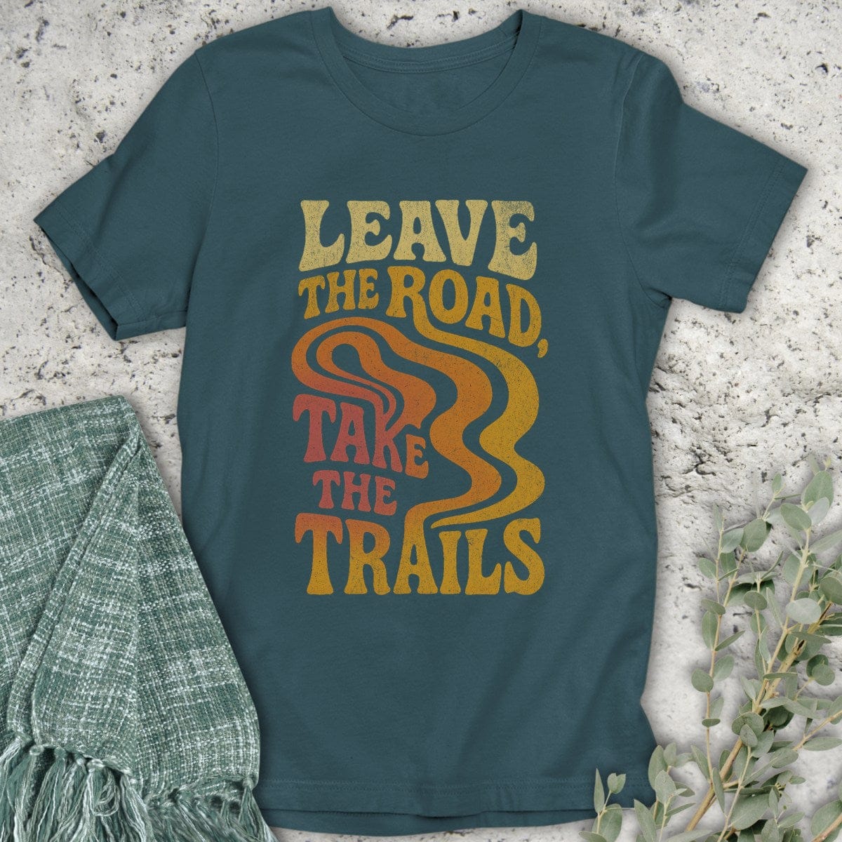 Stepping Green T-Shirt Leave The Road Organic T-Shirt