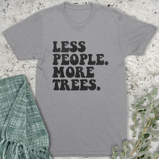 Stepping Green T-Shirt Less People T-Shirt