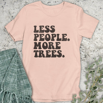 Stepping Green T-Shirt Less People T-Shirt