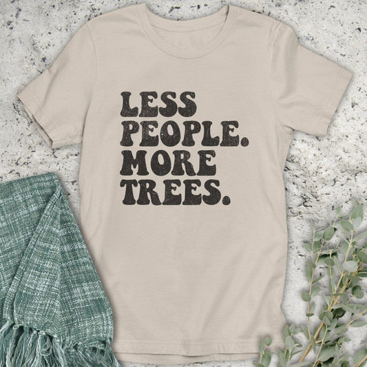 Stepping Green T-Shirt Less People T-Shirt