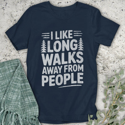 Stepping Green T-Shirt Long Walks T-Shirt