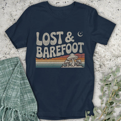 Stepping Green T-Shirt Lost & Barefoot T-Shirt